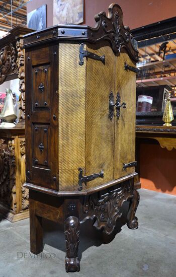 spanish carved armoire