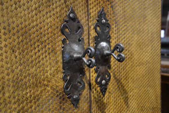 spanish carved armoire