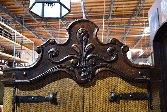 spanish carved armoire