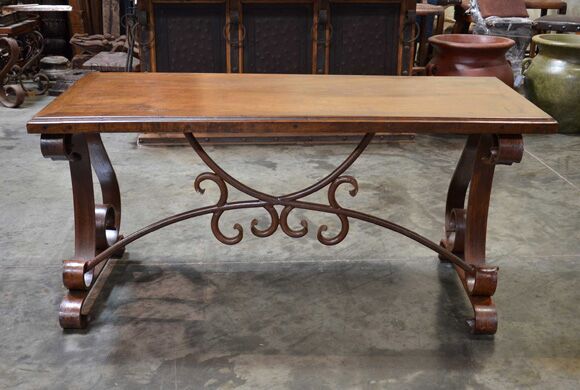 rustic computer desk
