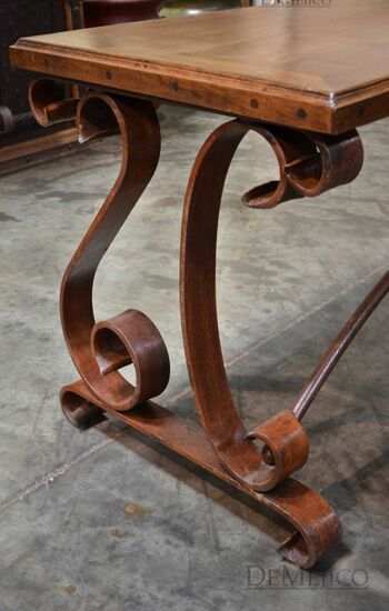 rustic computer desk