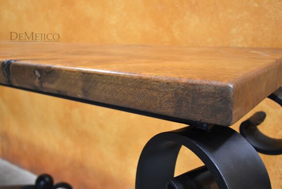 Iron Base Console Table, Spanish Console Table