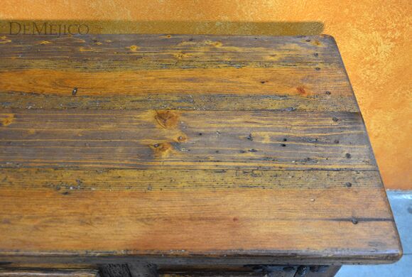 old wood tv stand