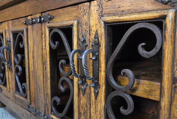 old wood tv stand