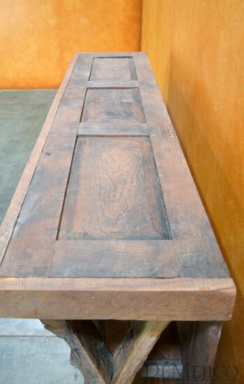 Consola de Campo, Reclaimed Door Console Table, Farmhouse Console, Farmhouse Style, Rustic Console