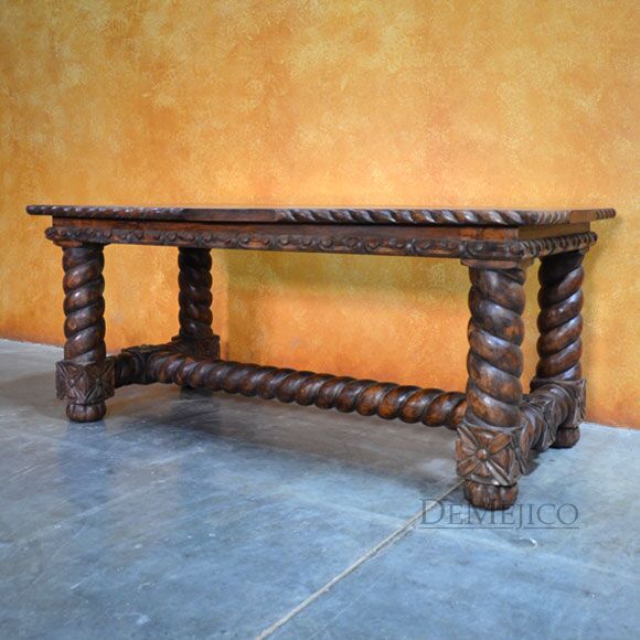 Mesa Chapital, Spanish Revival Table, Spanish Dining Table