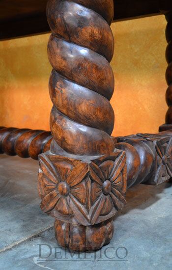 Mesa Chapital, Spanish Revival Table, Spanish Dining Table