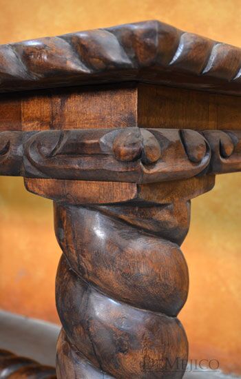 Mesa Chapital, Spanish Revival Table, Spanish Dining Table