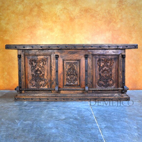 Barra Bigoton Grande, Spanish Carved Bar