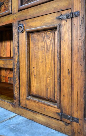 Spanish carved bar