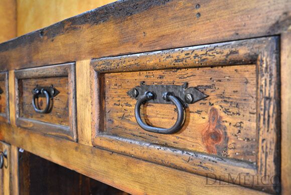 Spanish carved bar