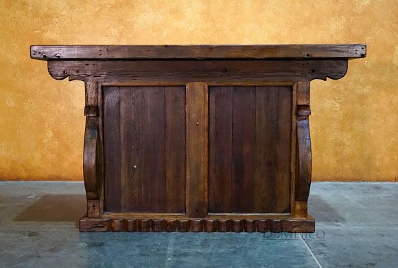 Colonial Old Door Bar, Old Wood Bar, Rustic Spanish Bar