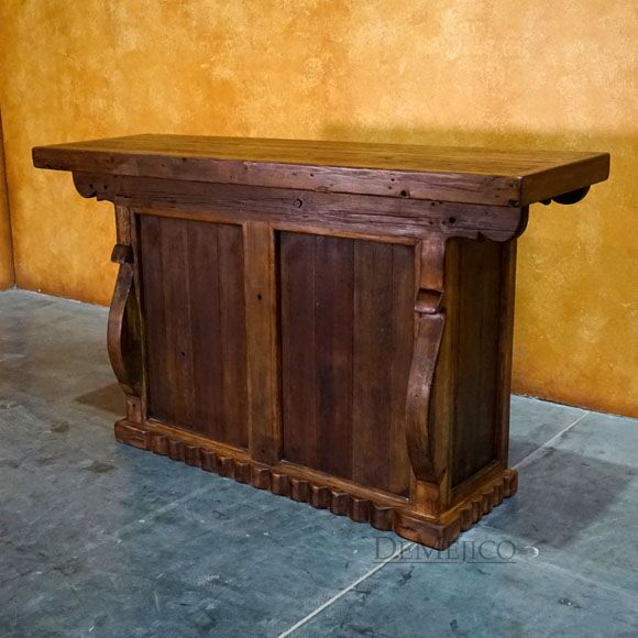 Colonial Old Door Bar, Old Wood Bar, Rustic Spanish Bar