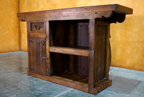 Colonial Old Door Bar, Old Wood Bar, Rustic Spanish Bar