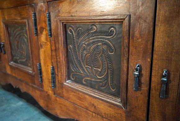 Mesquite Spanish Buffet, Spanish Carved Buffet