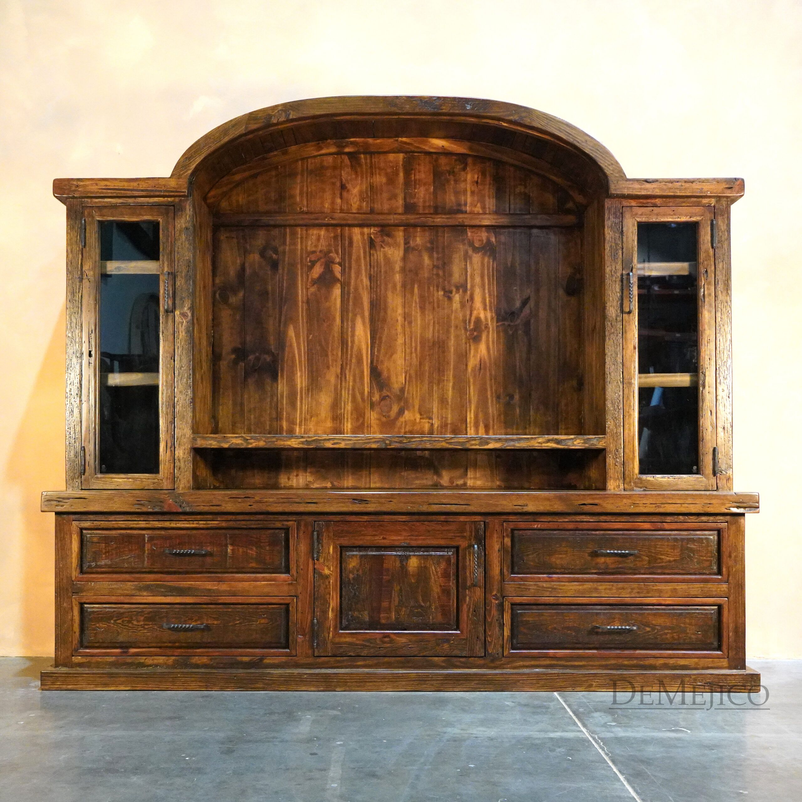 Pueblo Rustic Entertainment Center, Spanish Entertainment Center
