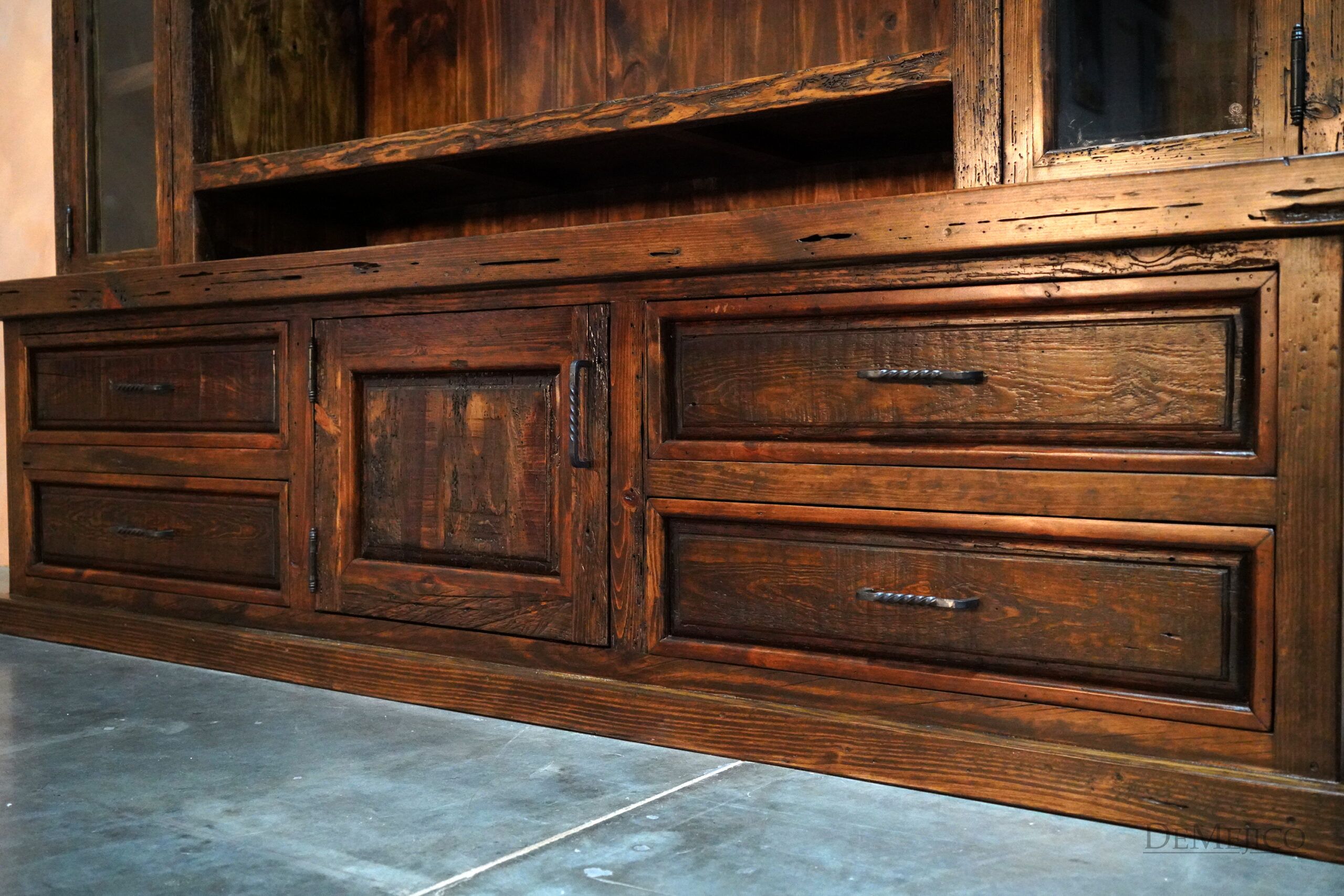 Pueblo Rustic Entertainment Center, Spanish Entertainment Center