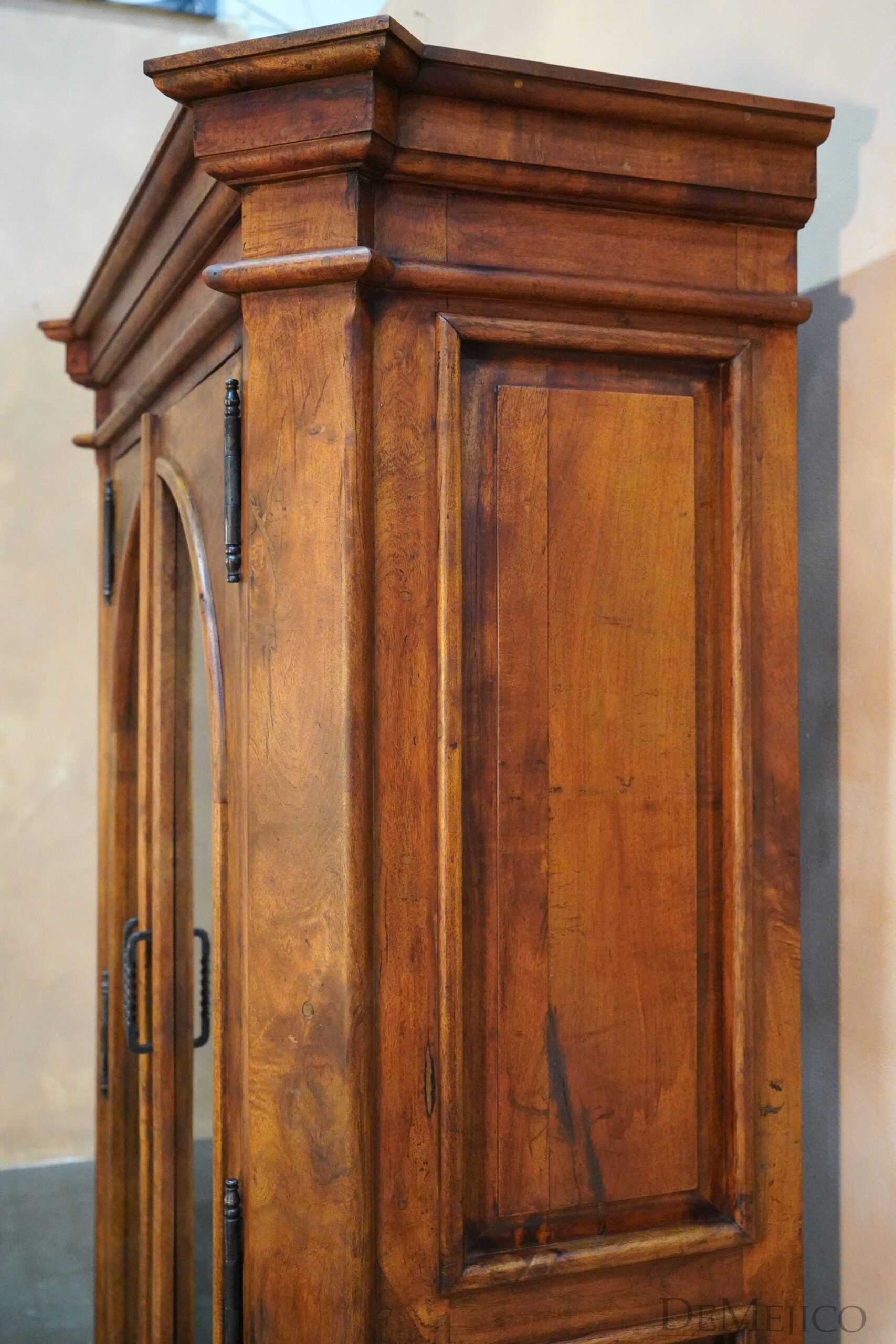 Old World Armoire, Rustic Armoire, Large Spanish Armoire - Demejico