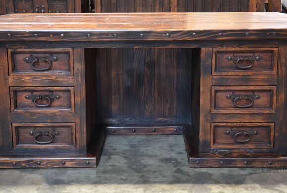rounded desk
