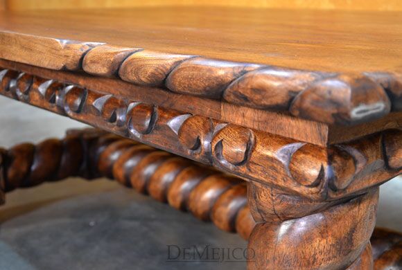spanish carved coffee table