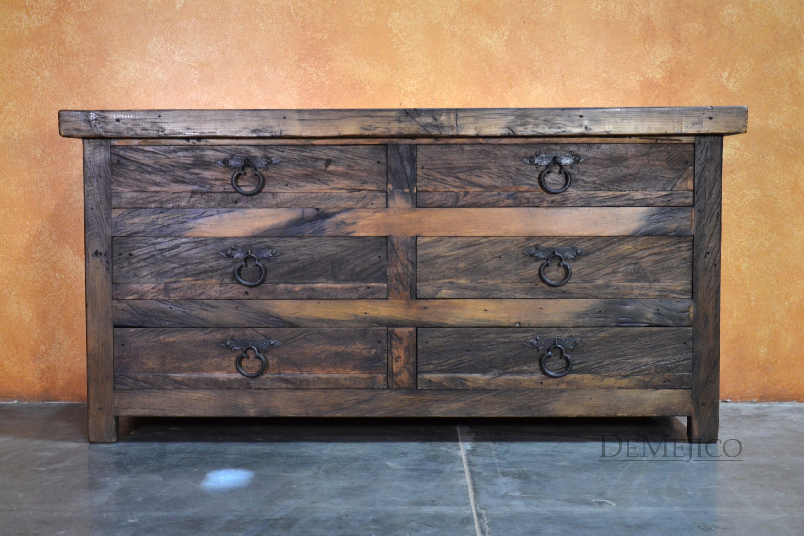 Old World Dresser, Farmhouse Bedroom, Spanish Style Dresser -Demejico