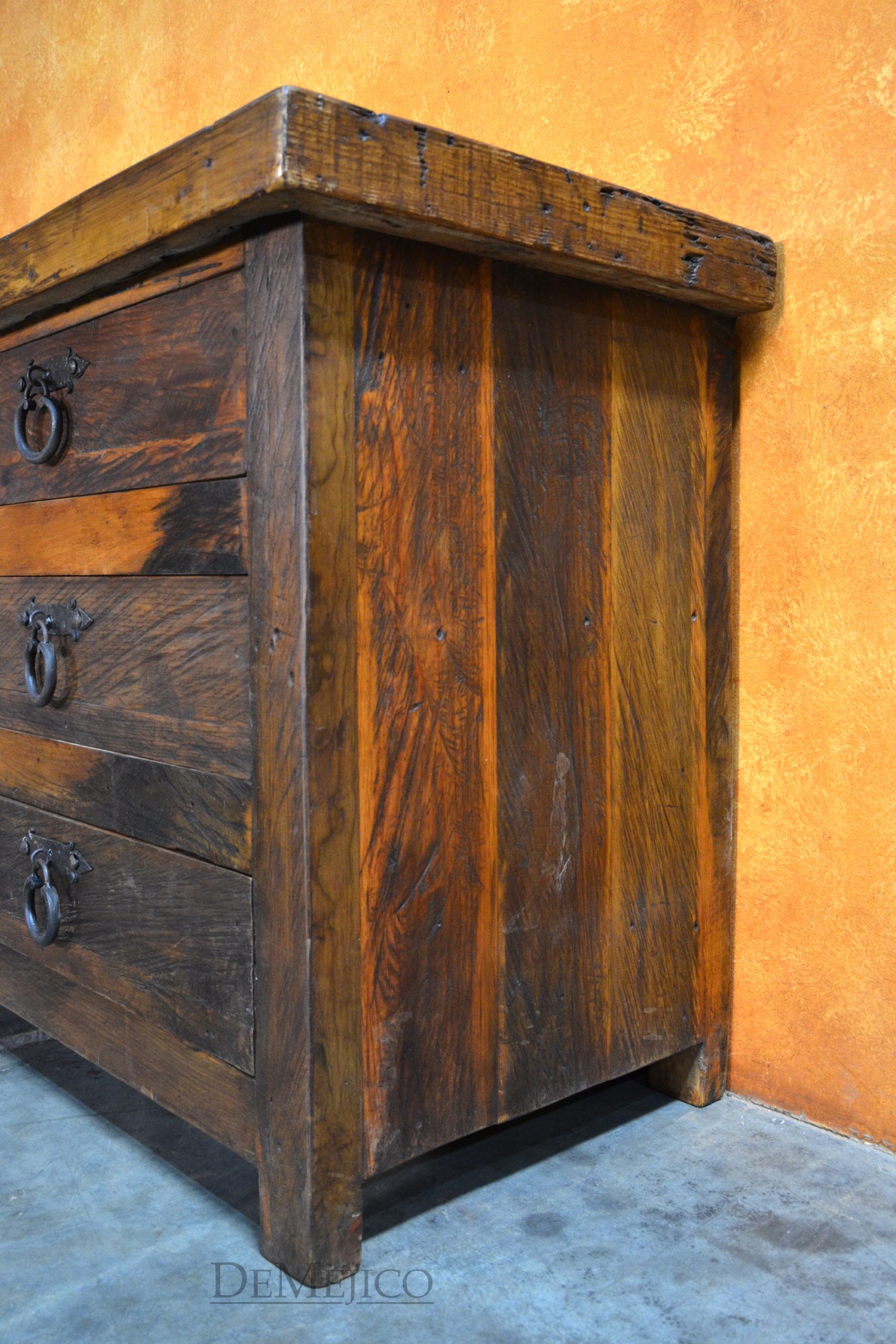 Old World Dresser, Farmhouse Bedroom, Spanish Style Dresser -Demejico