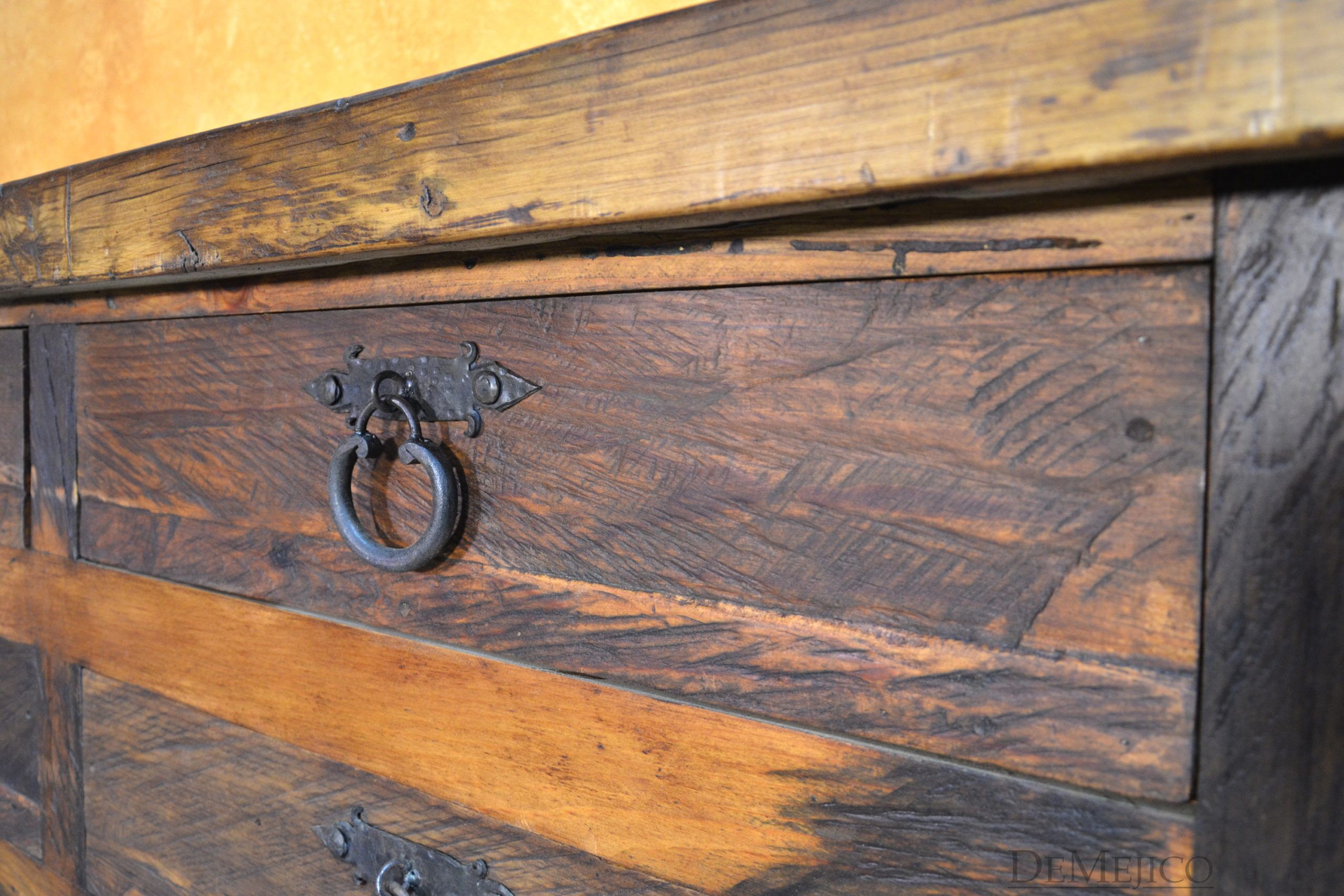 Old World Dresser, Farmhouse Bedroom, Spanish Style Dresser -Demejico