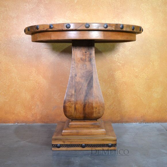 Gitana Mesquite Bar Table, Spanish Bar Table