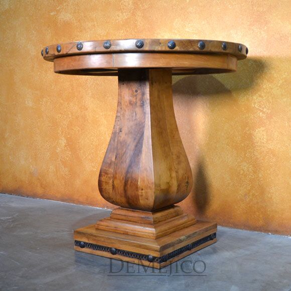 Gitana Mesquite Bar Table, Spanish Bar Table