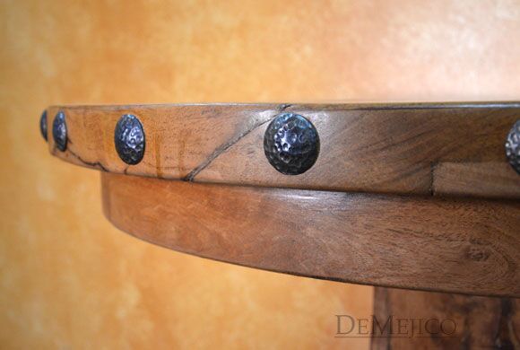 Gitana Mesquite Bar Table, Spanish Bar Table