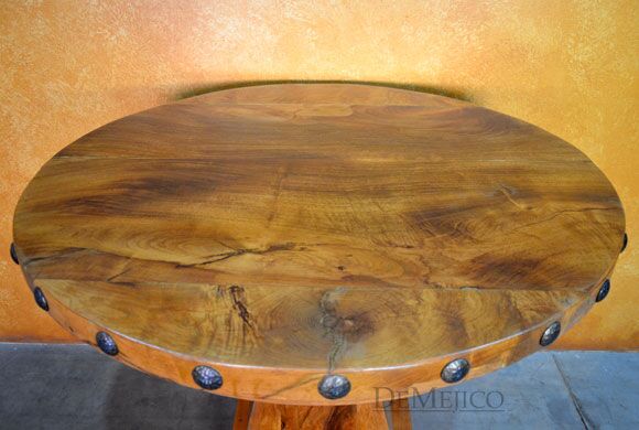 Gitana Mesquite Bar Table, Spanish Bar Table