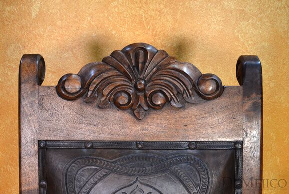 spanish carved chair