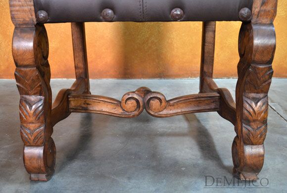 spanish carved chair