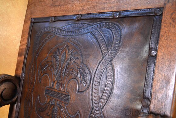 spanish carved chair