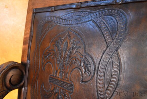 spanish carved chair