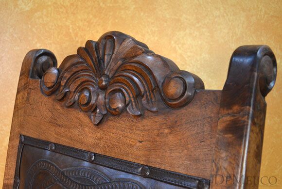 spanish carved chair
