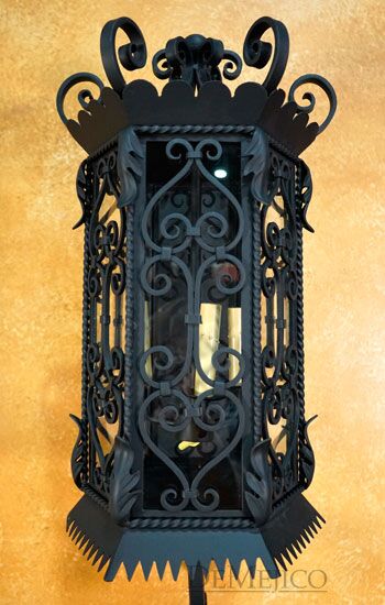 hand forged spanish wall mount