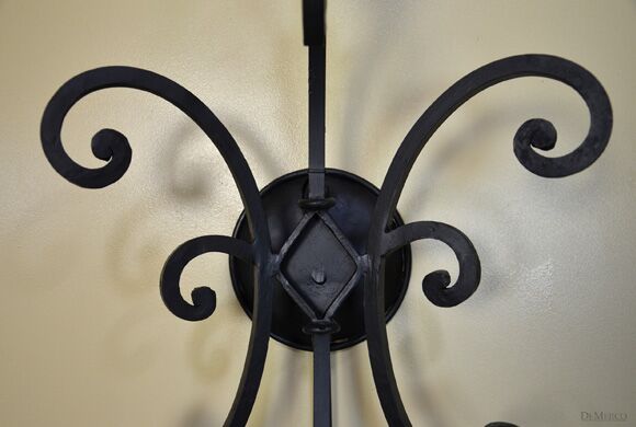 scrolled wall sconce