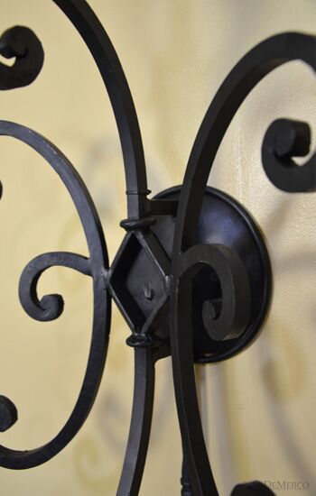 scrolled wall sconce