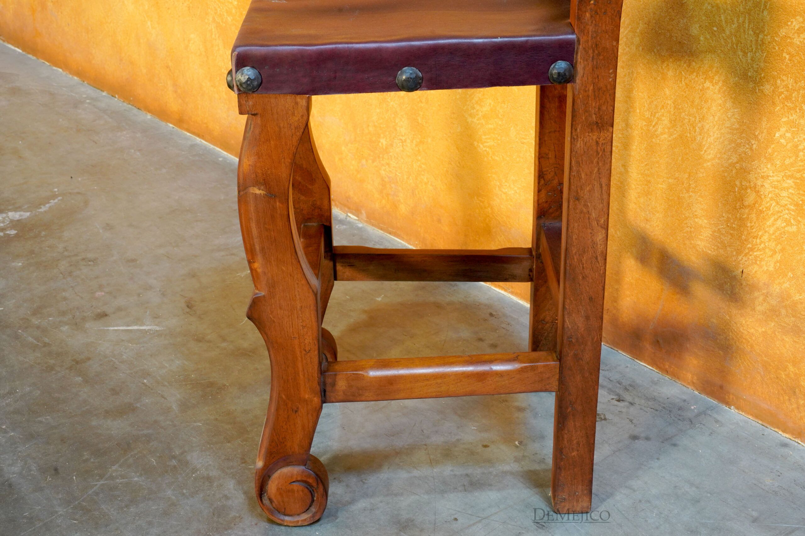 Espanola Spanish Bar Stool, Colonial Bar Stool - Demejico