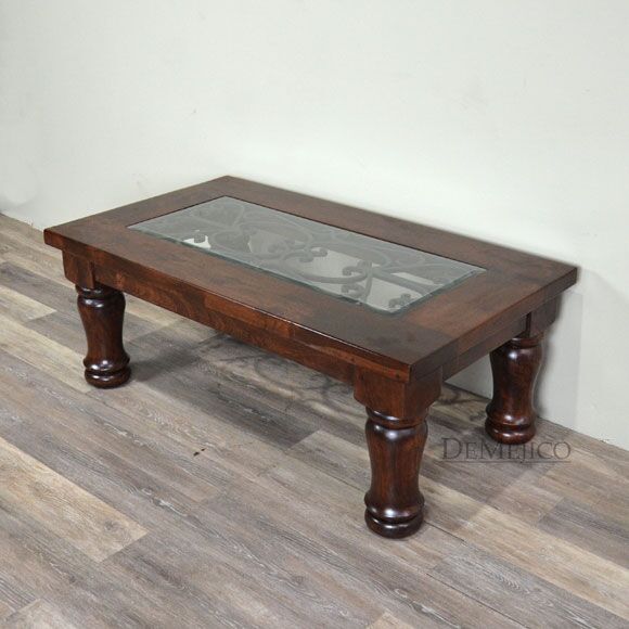 Wrought Iron Top Coffee Table