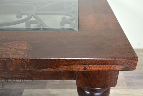 Wrought Iron Top Coffee Table
