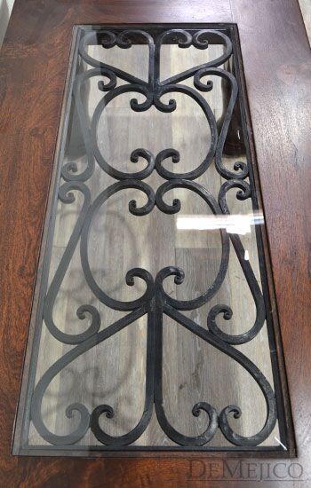 Wrought Iron Top Coffee Table