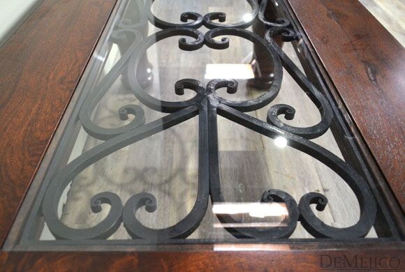 Wrought Iron Top Coffee Table