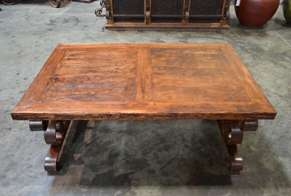 wrought iron coffee table