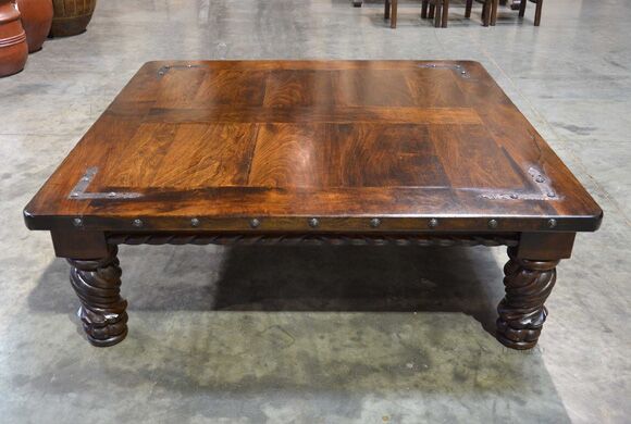 spanish carved coffee table