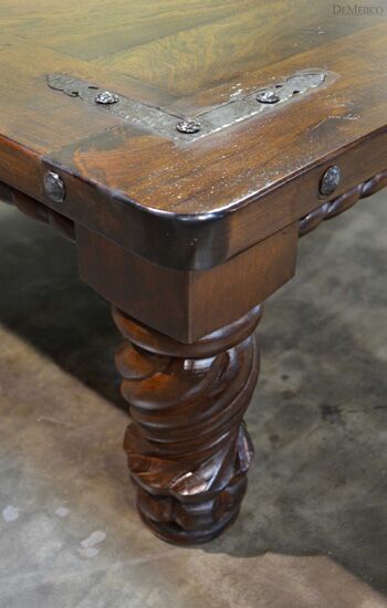 spanish carved coffee table