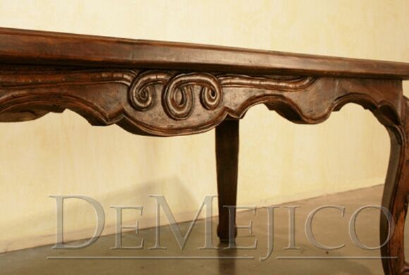 spanish carved dining table