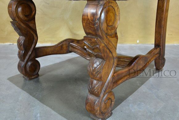spanish carved dining chair