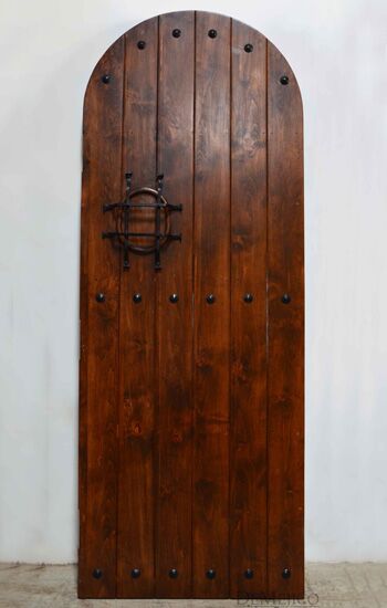 Puerta Santos Especial, Spanish Arched Door, Craftsman Front Doors